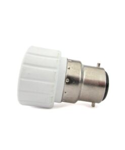 2 PZ Convertitore Adattatore Portalampada Per Lampada Led Attacco Da B22 A GU10