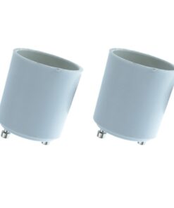 2 PZ Convertitore Adattatore Portalampada Per Lampada Led Attacco Da GU24 A E27
