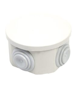 Alternative view of Scatola Di Derivazione Da Parete Stagna IP44 Con 4 Uscite Passacavi Tonda D65X35mm Coperchio A Pressione