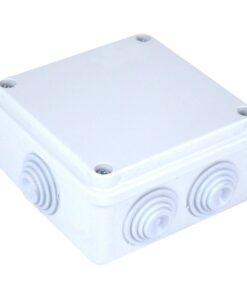 Scatola Di Derivazione Da Parete Stagna IP55 Con 6 Uscite Passacavi 100X100X50mm Coperchio Con Viti