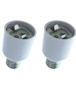 2 PZ Convertitore Adattatore Portalampada Per Lampada Attacco Da E27 A G12