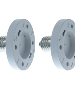 2 PZ Convertitore Adattatore Portalampada Per Lampada Attacco Da E27 A GX53