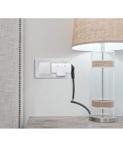 Adattatore con 3 Presa Schuko 16A 2P+T Sdoppiatore Schuko Tripla Standard Tedesco e Francese