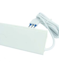 Multipresa Da Tavolo Con USB Bianco 1 Presa Schuko 1 Presa Bipasso 10/16A Interruttore Spina 16A Cavo 2 Metri