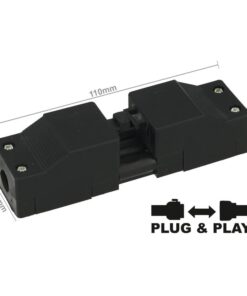 Connettore Innesto Con Pressacavo Montaggio Su Cavo 3 Pin Collegabile Maschio e Femmina Pluggable IP30