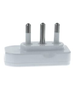 Spina Elettrica Piatta Salvaspazio Laterale 2P+T 16A 250V Bianco XSL1027A