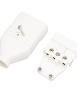 Presa Antischiacciamento 2P+T In PVC Bipasso 10/16A 250V Bianco