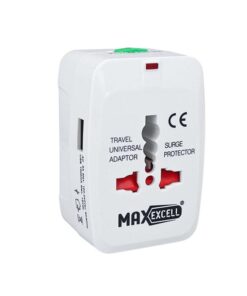 Adattatore Universale da Viaggio Con Presa EU UK USA AUS CN Con Caricatore USB 5V 1A