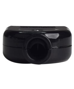 Spina Elettrica Piatta Salva Spazio 2P+T 10A 250V Max 1500W Nero