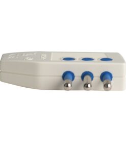 Spina Elettrica Piatta Salvaspazio Laterale 2P+T 10A 250V Max 1500W Uscita Cavo 90 Gradi Bianco