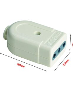 Presa Elettrica 2P+T 10A 250V Max 1500W Presa Italiana Bianco