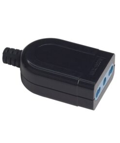 Presa Elettrica Bipasso 2P+T 10A/16A 250V Max 1500W Presa Bivalente Nero