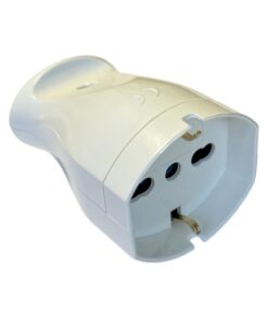 Presa Schuko Volante Femmina Multistandard P11/17 10/16A 250v 2P+T Max 1500W Bianca