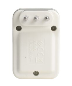 Adattatore Triplo con Interruttore Spina 10A con 2 Prese Bipasso 10A/16A e 1 Presa Universale 10A/16A Max 1500W Salvaspazio Bianco