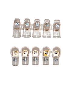 Morsetti Unipolari 2 Stecche da 5 Pezzi Sezione 2.5 mm²
