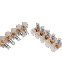 Morsetti Unipolari 2 Stecche da 5 Pezzi Sezione 6 mm²