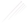 50 Pezzi Fascette Stringicavo Bianco 3,6 X 200 MM