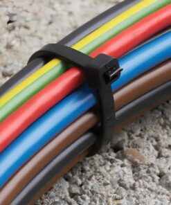 50 Pezzi Fascette Stringicavo Nero 4,8 X 300 MM