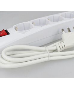 Multipresa Ciabatta Elettrica 7 Posti 10/16A Schuko Cavo 1,5 Metri Max 3500W Spina 16A Laterale SKU-8714