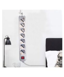 Multipresa Ciabatta Elettrica 7 Posti 10/16A Schuko Cavo 1,5 Metri Max 3500W Spina 16A Laterale SKU-8714