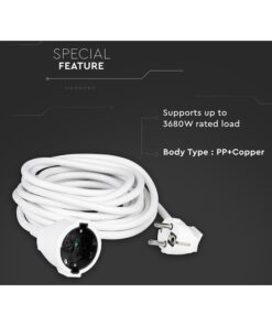 Prolunga Lineare Elettrica Con Spina 16A Presa 16A Schuko Cavo Lunga 10 Metri SKU-8780