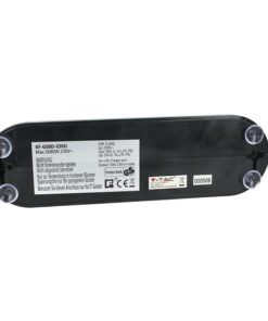 Alternative view of Multipresa Ciabatta da Tavolo 3 Prese Schuko 16A 2P e 2 Porte USB 5V 2,4A Con Interruttore Colore Nero SKU-8817