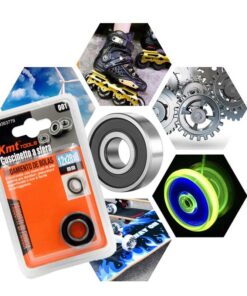 Cuscinetto A Sfera Prelubrificati e Acciaio cromato Diametro Interno 12mm x Esterno 28mm Spessore 8mm