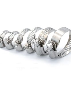 10 Pezzi Fascette Stringitubo Regolabili 18-32mm Acciaio Inossidabile 5 Misure