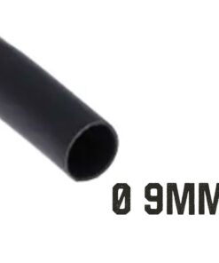 Alternative view of 1 Metro Tubo Guaina Termorestringente Diametro 9mm Colore Nero