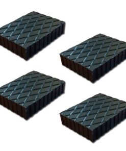 4 Pezzi Tamponi in Gomma per Ponti Sollevatori 160X120X40mm