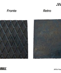 Alternative view of 4 Pezzi Tamponi in Gomma per Ponti Sollevatori 160X120X60mm