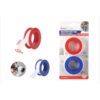 2 Pezzi Nastro in Teflon Sigillante PTFE 12mm x 10MT per Riparazioni Idrauliche