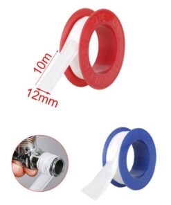 Alternative view of 2 Pezzi Nastro in Teflon Sigillante PTFE 12mm x 10MT per Riparazioni Idrauliche