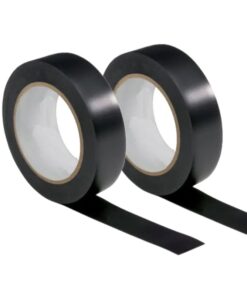 2 Nastri Isolanti Elettrici in PVC 19mm X 5m Colore Nero