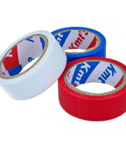 3 Nastri Isolanti Elettrici in PVC 19mm X 5m Colore Assortiti Bianco Rosso Blu