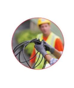 12 Paia Guanti da Lavoro Nero Taglia L 9 Con Rivestimento in Lattice