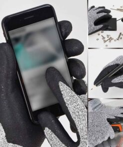 Guanti da Lavoro Livello 5 taglia M/8 colore nero/grigio - immagine 5