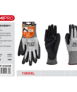 Guanti da Lavoro Livello 5 taglia XXL/11 colore nero/grigio