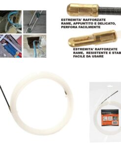 20 Metri Sonda Passacavi Diametro 3mm