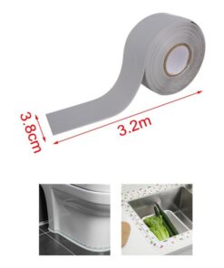 Nastro Adesivo Sigillante Antimuffa 38mm X 320cm Grigio