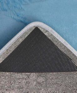 Alternative view of 4pz Adesivi Ferma Tappeto Antiscivolo Forma Triangolare 100x100x2.5mm per Parquet, Laminato, Piastrelle, PVC, Sughero e Vinile