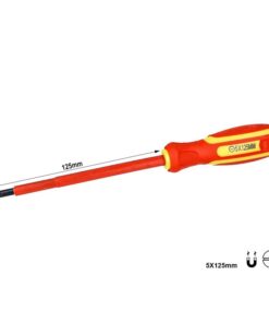 Cacciavite Isolato a Taglio 5X125mm Lama Isolante Per Elettricista