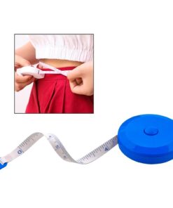 Metro Sarta 150cm Nastro Morbido 7mm Per Misurare il Corpo Girovita Fianchi Torace Braccia
