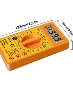 Multimetro Digitale Voltmetro Amperometro Ohm Tester DT830B