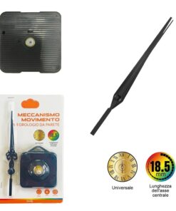 Orologio con Movimento al Quarzo Silenzioso con Lancette Stile Antiche Lunghezza Mano piu Lunga 13 Asse Centrale 18.5mm