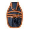 Porta Attrezzi da Cintura Professionale in Nylon, Marsupio Portautensili 6 Tasche con Clip, D-Ring e Passante per Elettricisti, Idraulici, Manutentori
