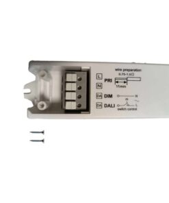 Alternative view of Alimentatore Dimmerabile DALI2 PUSH Pulsante 24V 75W Super Slim 400X32X21,6mm