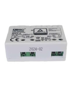 Mini Alimentatore Trasformatore 6W 12V 0,5A IP20 50X32X18,5mm Con Morsetti