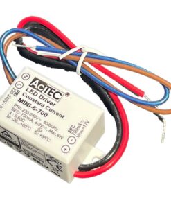 Mini Led Driver IP65 Corrente Costante 700mA 4V-9VDC 6W 48X38X21mm