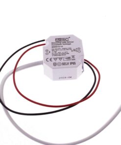 Mini Alimentatore Dimmerabile Triac Dimming Taglio di Fase IP65 Tensione Costante 12V 12W 1A 50X48X24 mm